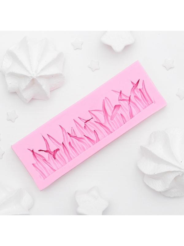 Молд «Травка», 12×4 см, цвет МИКС