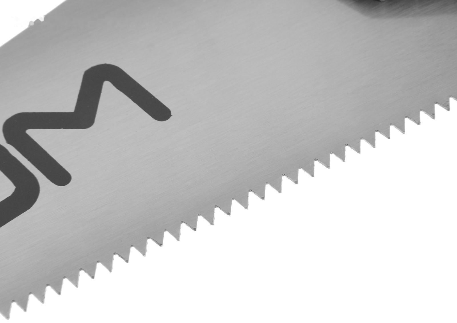 Ножовка по дереву ЛОМ, обрезиненная рукоятка, 7-8 TPI, 300 мм