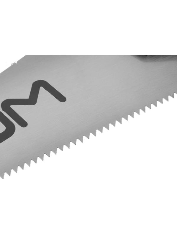 Ножовка по дереву ЛОМ, обрезиненная рукоятка, 7-8 TPI, 300 мм