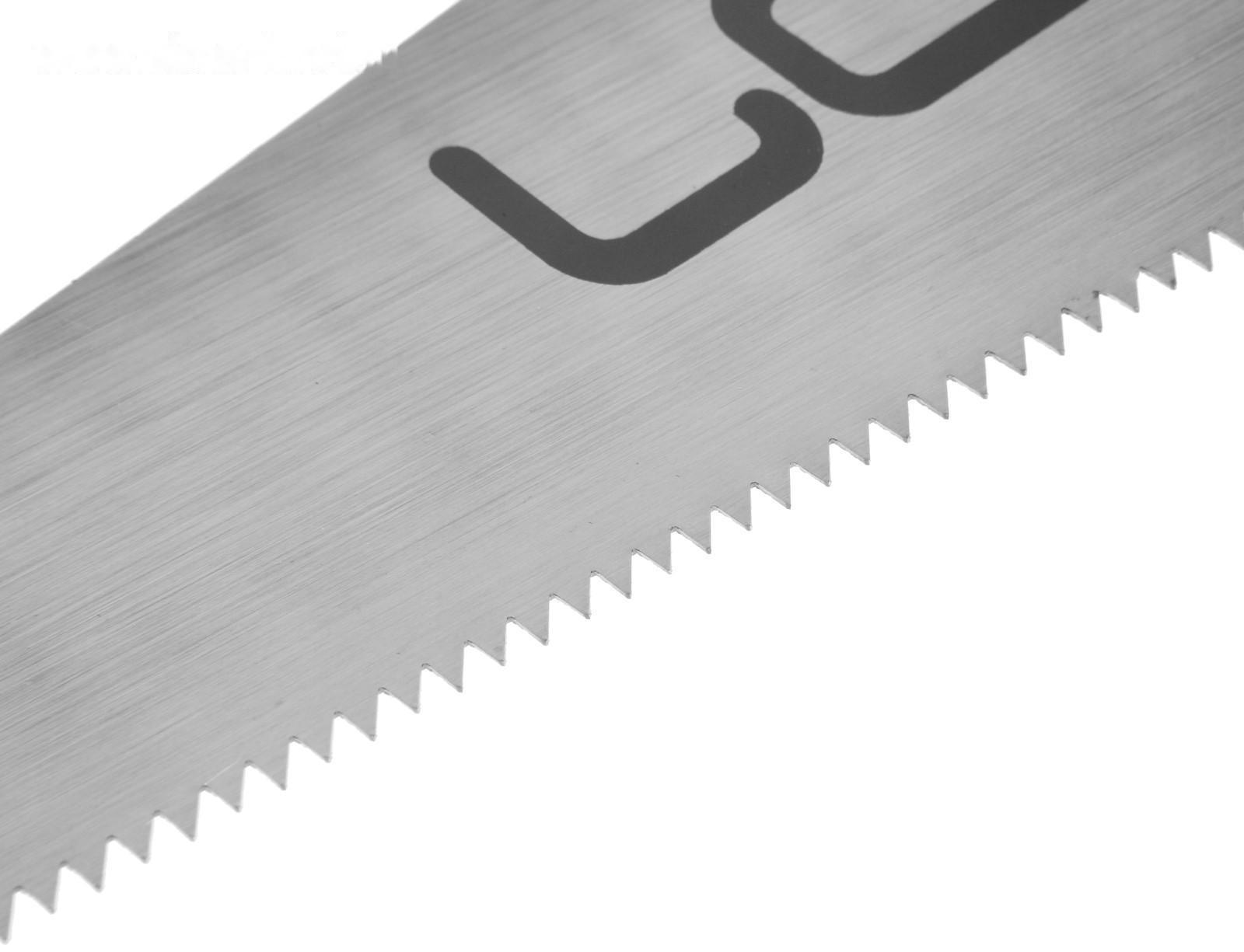 Ножовка по дереву ЛОМ, обрезиненная рукоятка, 7-8 TPI, 400 мм