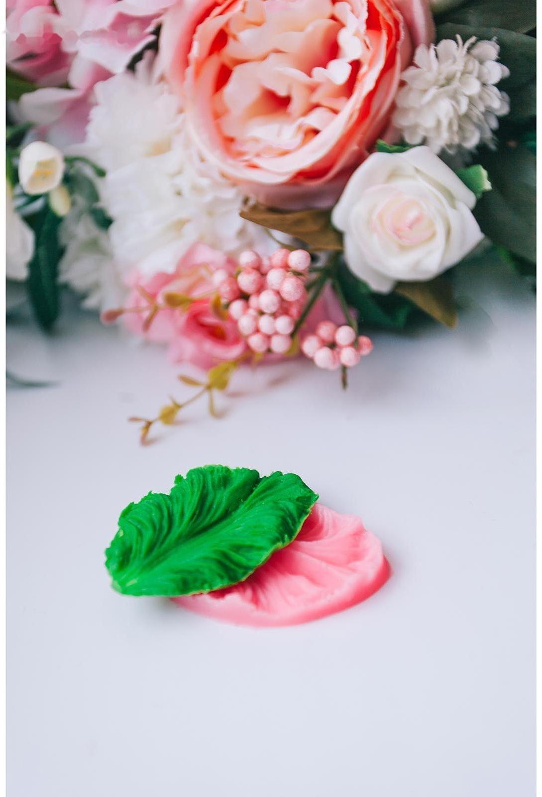 Молд «Лист тропических растений», 2 части, 6,5×4×2,3 см, цвет МИКС