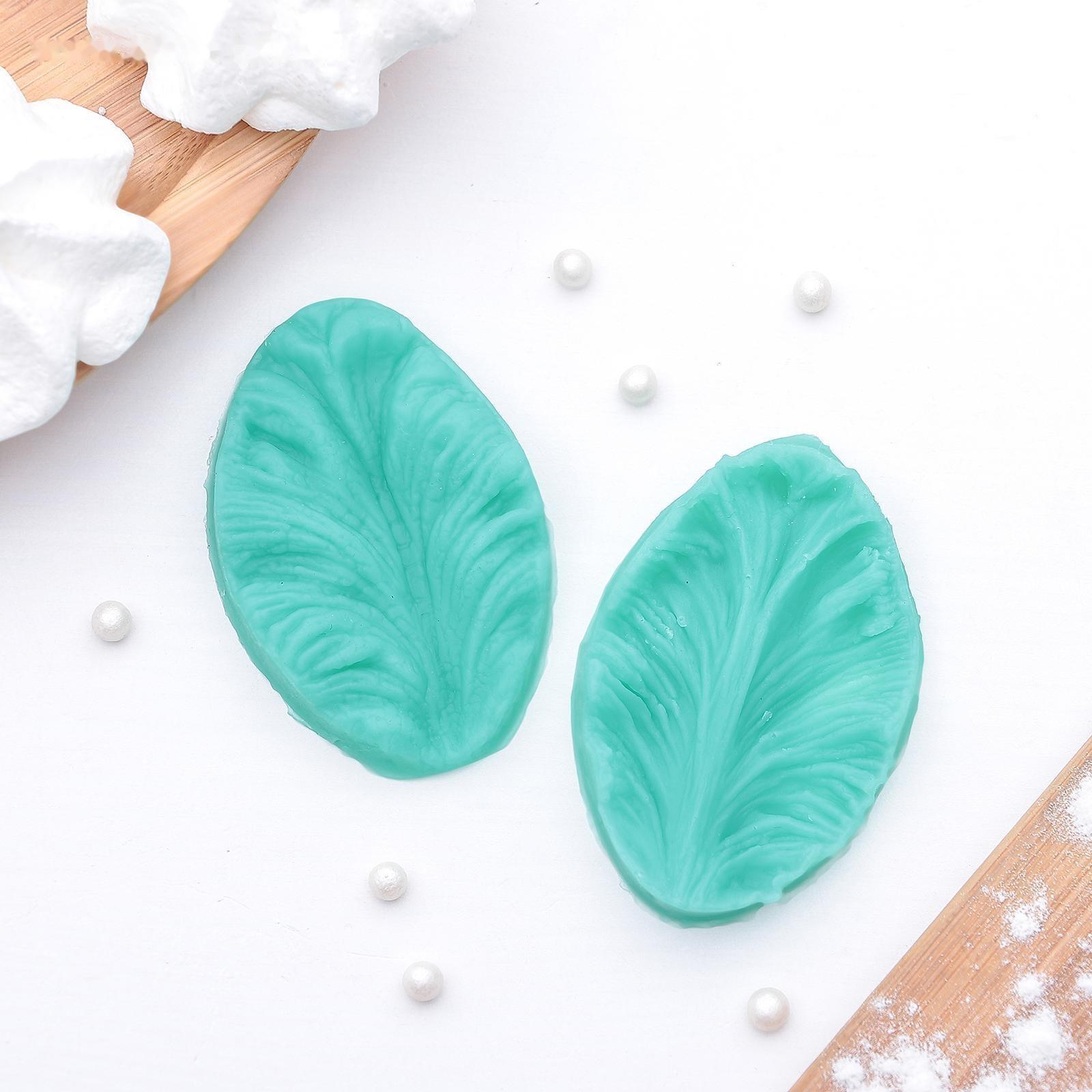 Молд «Лист тропических растений», 2 части, 6,5×4×2,3 см, цвет МИКС