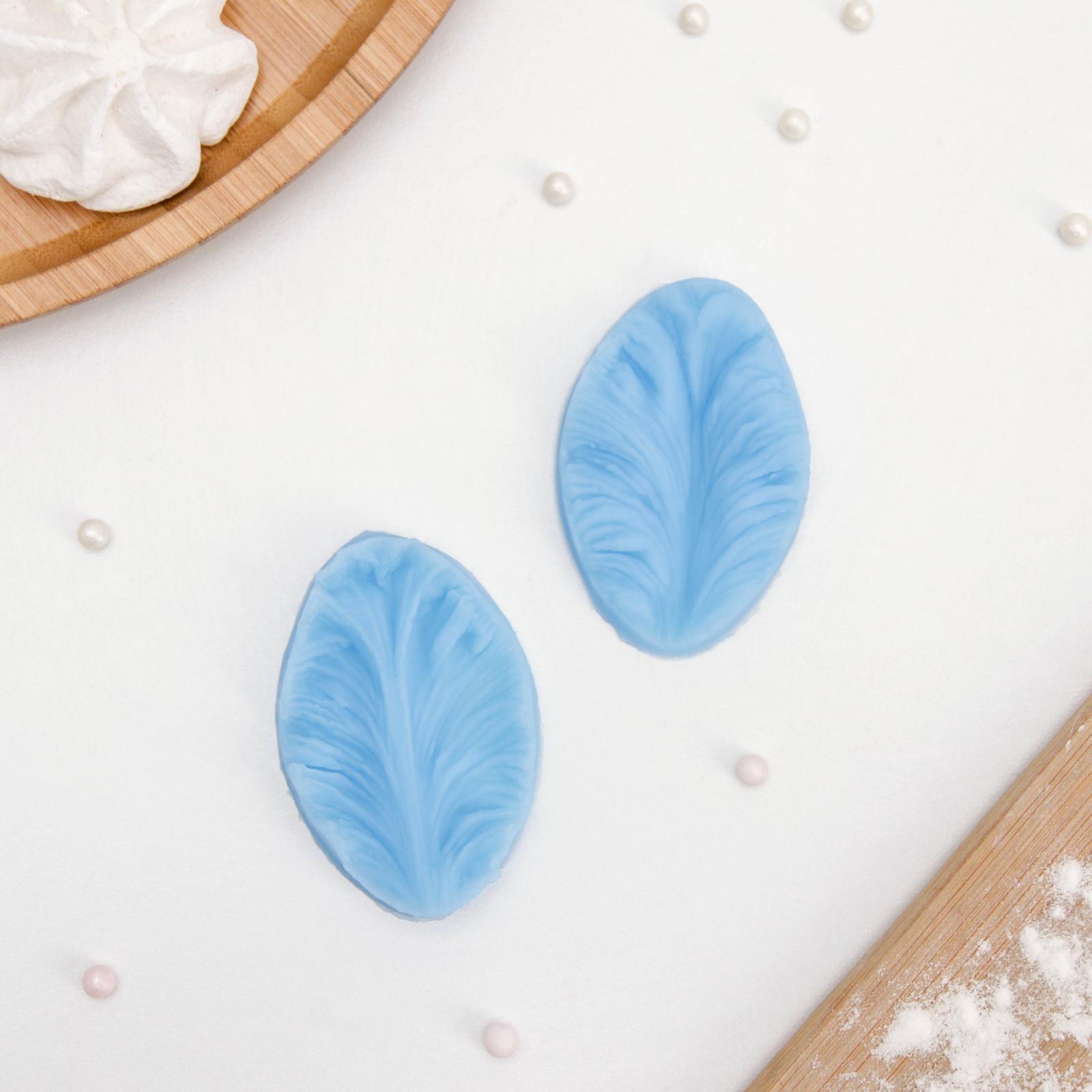 Молд «Лист тропических растений», 2 части, 6,5×4×2,3 см, цвет МИКС