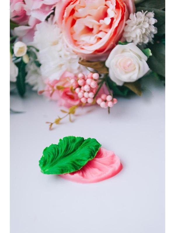 Молд «Лист тропических растений», 2 части, 6,5×4×2,3 см, цвет МИКС