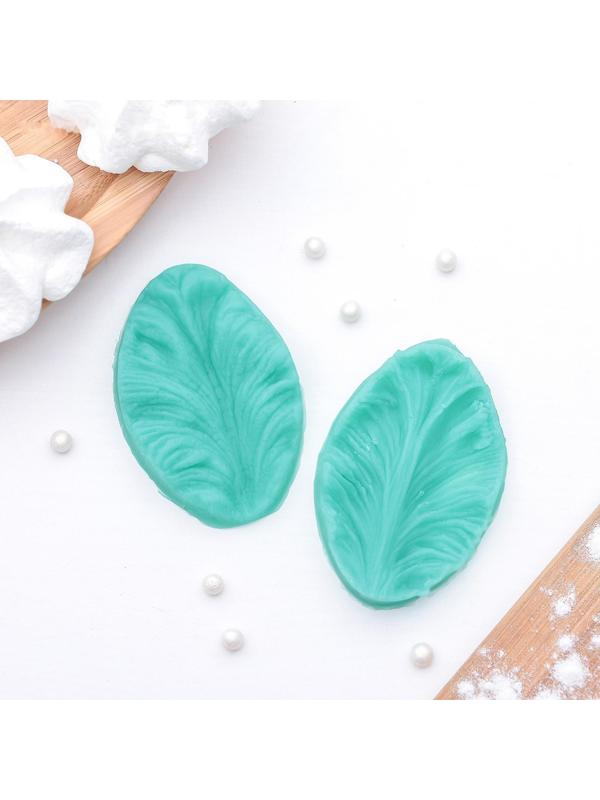 Молд «Лист тропических растений», 2 части, 6,5×4×2,3 см, цвет МИКС