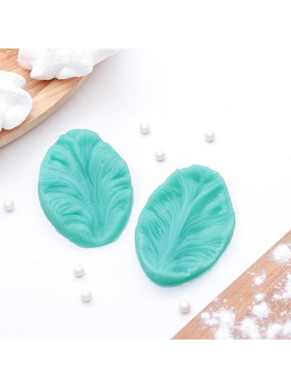 Молд «Лист тропических растений», 2 части, 6,5×4×2,3 см, цвет МИКС