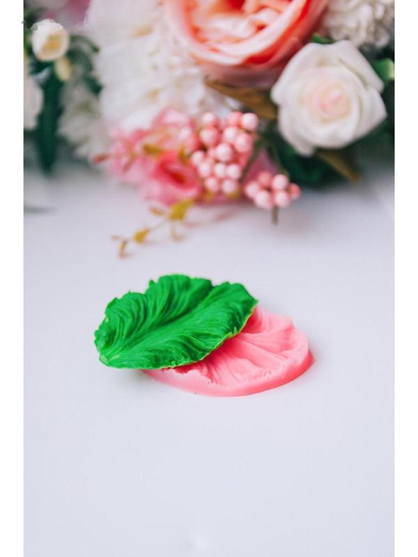 Молд «Лист тропических растений», 2 части, 6,5×4×2,3 см, цвет МИКС