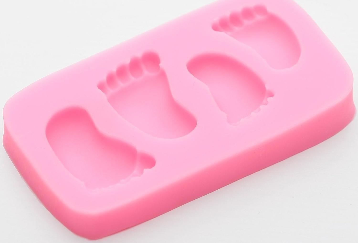 Молд силиконовый «Следы малыша», 9,5×5×1,5 см