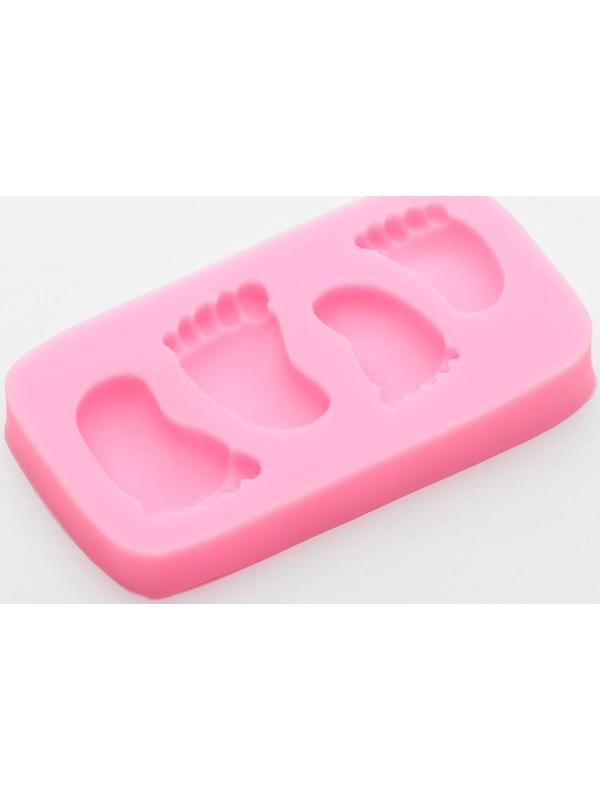 Молд силиконовый «Следы малыша», 9,5×5×1,5 см