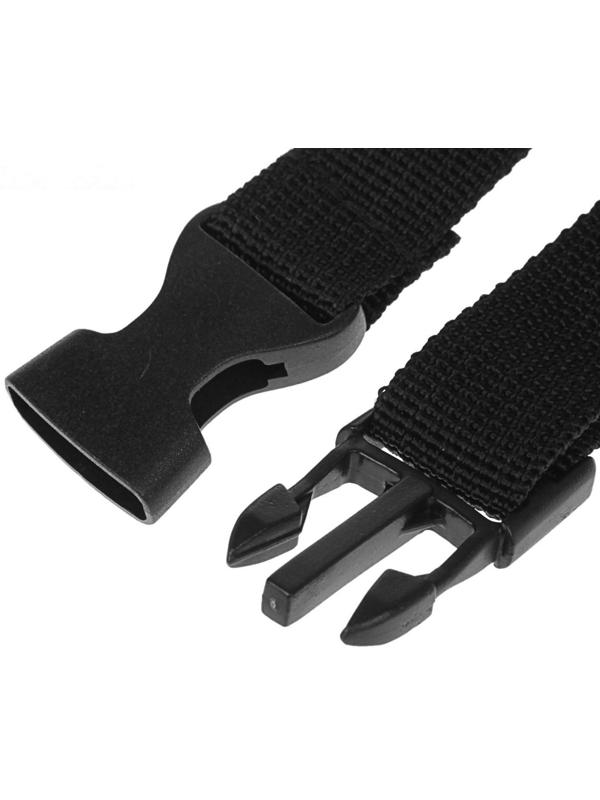 Намордник сетчатый с двойной фиксацией, размер M, чёрный (ДН 10 см, ОМ 20 см)