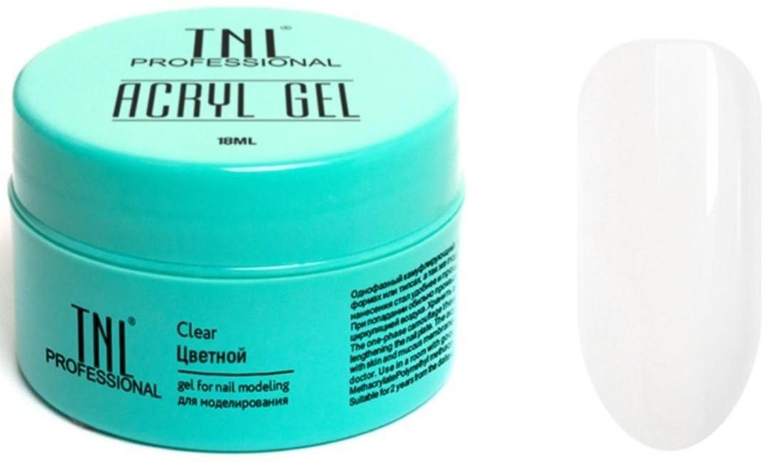 Акриловый гель TNL Acryl Gel, белый, 18 мл