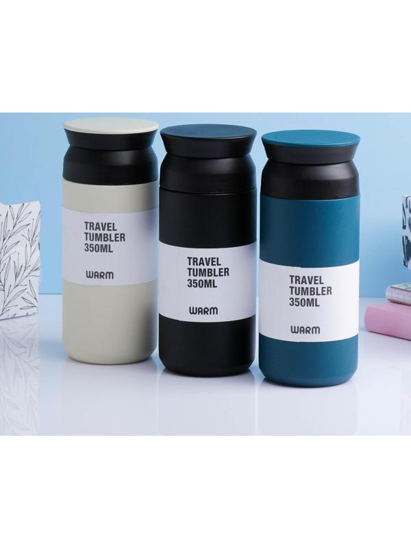 Термос, серия: Мини, Traveler, 350 мл, сохраняет тепло 8 ч, 6.5 х 16.5 см, микс