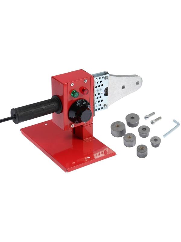 Аппарат для сварки пластиковых труб ЛОМ, 600 Вт, комплект насадок 20 - 32 мм, 50 - 300°