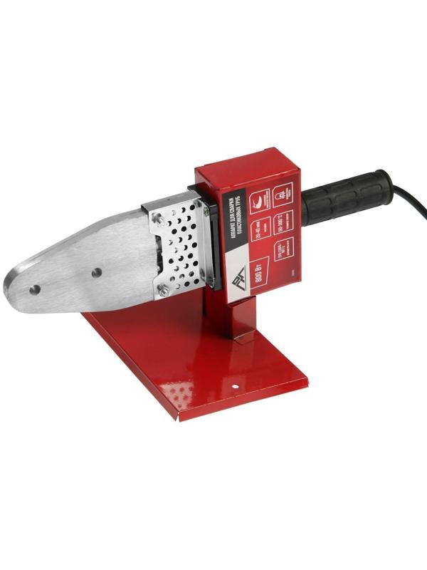 Аппарат для сварки пластиковых труб ЛОМ, 800 Вт, комплект насадок 20 - 40 мм, 50 - 300°