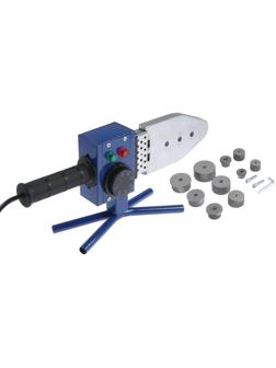 Аппарат для сварки пластиковых труб ТУНДРА, 1000 Вт, комплект насадок 20-50 мм, 50-300°