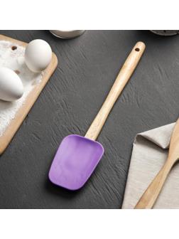 Лопатка Доляна «Бамбук», 31 см, цвет МИКС