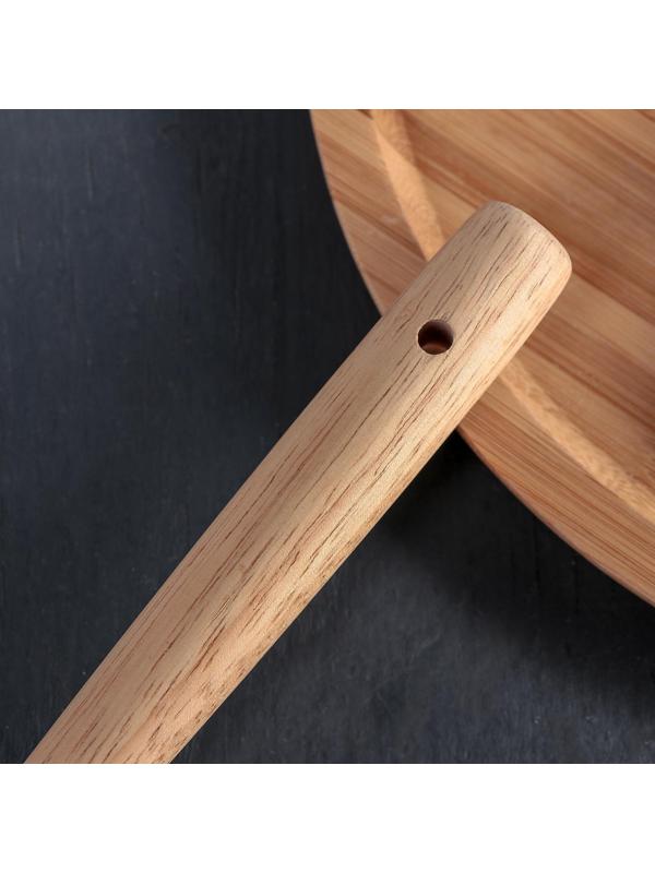 Лопатка Доляна «Бамбук», 31 см, цвет МИКС