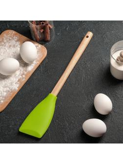 Лопатка Доляна «Бамбук», 32 см, цвет МИКС