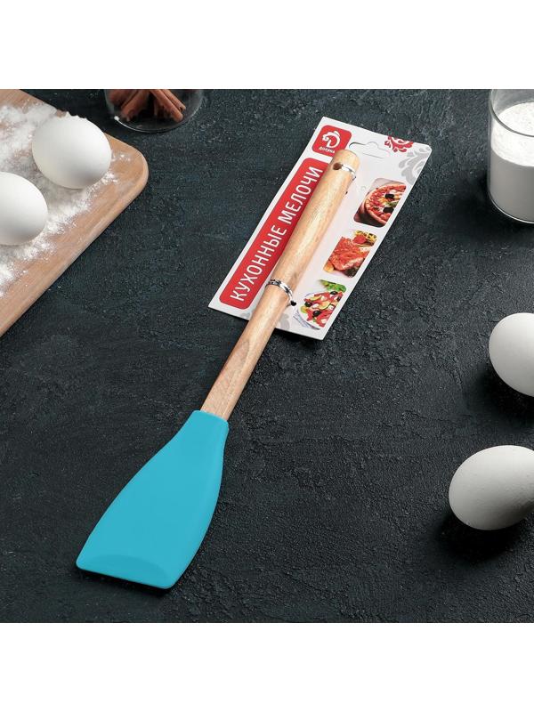 Лопатка Доляна «Бамбук», 32 см, цвет МИКС