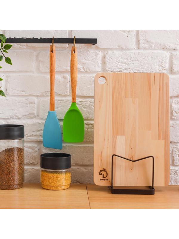 Лопатка Доляна «Бамбук», 32 см, цвет МИКС