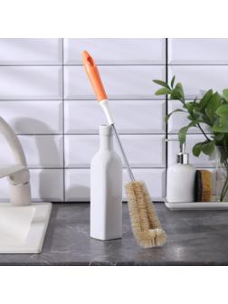 Ёршик для посуды Доляна, 40×6 см, цвет МИКС