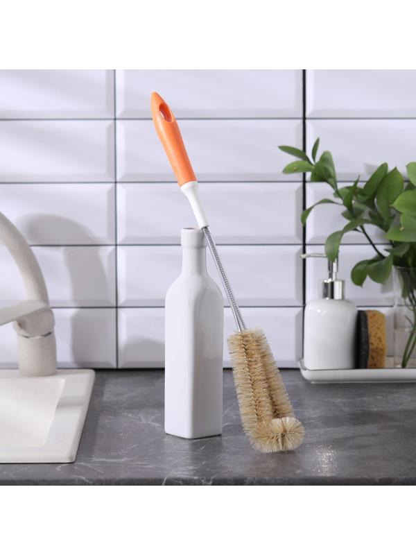 Ёршик для посуды Доляна, 40×6 см, цвет МИКС