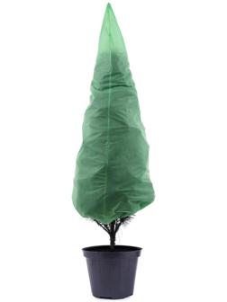 Чехол для растений, конус на завязках, 170 × 110 см, спанбонд с УФ-стабилизатором, плотность 60 г/м², зелёный