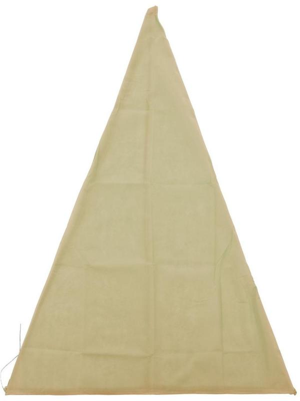 Чехол для растений, конус на завязках, 170 × 110 см, спанбонд с УФ-стабилизатором, плотность 60 г/м², зелёный