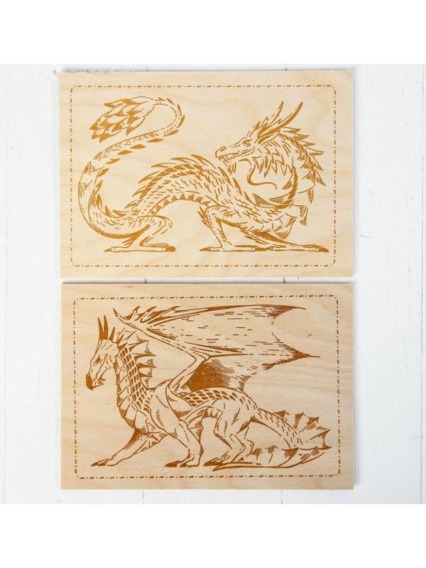 Выжигание. Доски для выжигания 2 шт., 