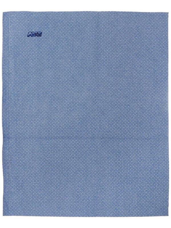 Замша протирочная с перфорацией AVS BCH-3040, 30х40 см, голубой