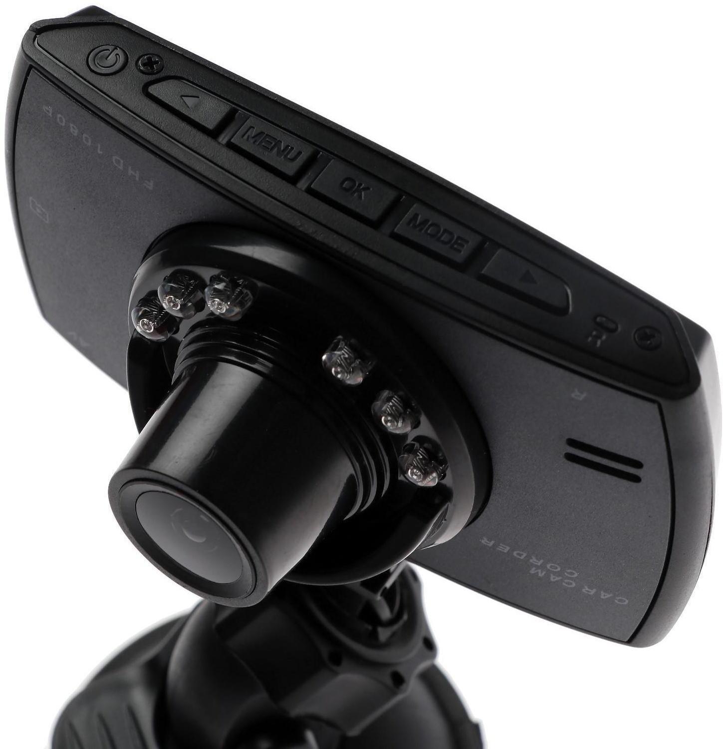 Видеорегистратор TORSO, 2 камеры, HD 1920×1080P, TFT 2.4, обзор 120°