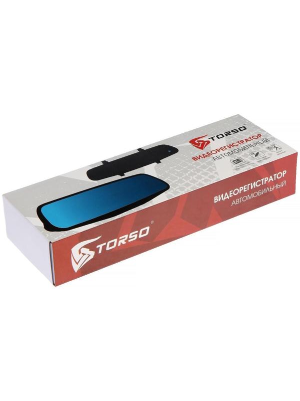 Видеорегистратор TORSO, 2 камеры, HD 1080P, размер 30×8.5 см, TFT 3.5, обзор 120°