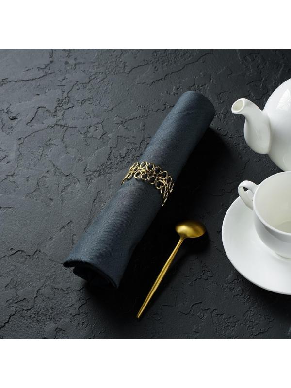 Кольцо для салфеток «Венок», 4,5×2 см, цвет золотой