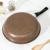 Сковорода Rock, d=29 см, пластиковая ручка, антипригарное покрытие, цвет коричневый