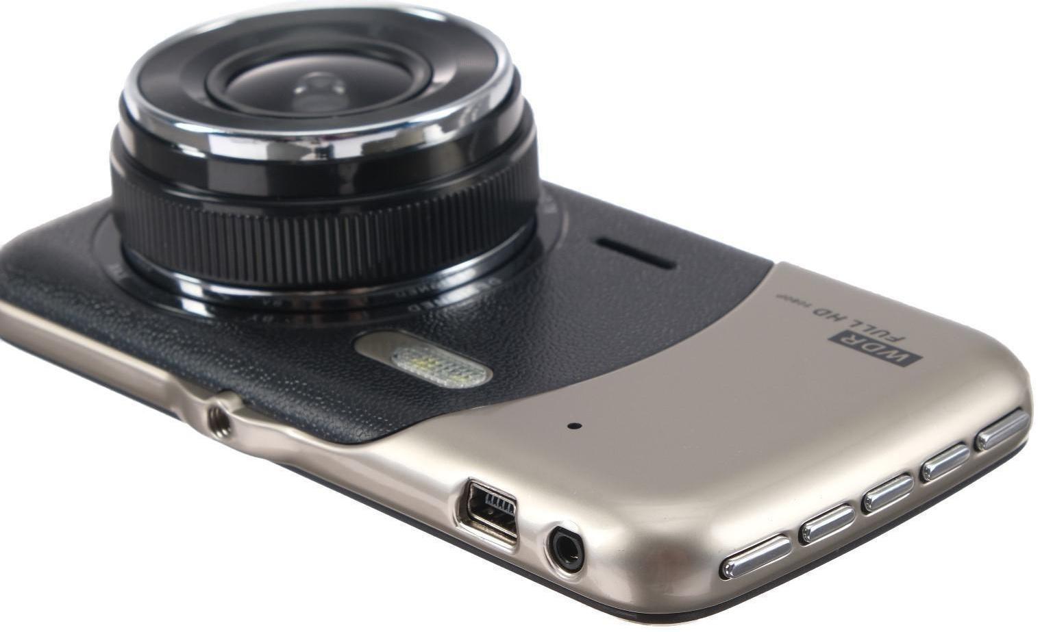 Видеорегистратор Cartage, 2 камеры, HD 1080P, TFT 4.0, обзор 160°