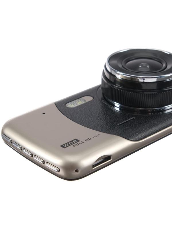 Видеорегистратор Cartage, 2 камеры, HD 1080P, TFT 4.0, обзор 160°