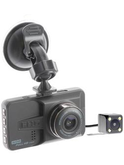 Видеорегистратор Cartage 2 камеры, HD 1920×1080P, TFT 3.0, обзор 160°