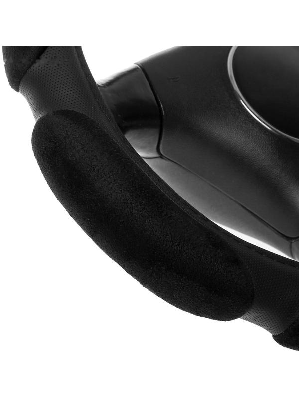 Оплетка руля AVS SP-426L-B, спонжевая, размер L, черная