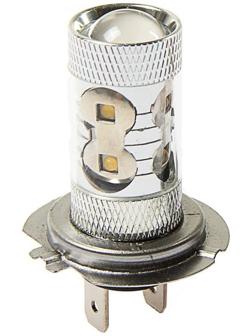 Автолампа светодиодная H7, 12 В, 50 Вт, 1500 лм, свет белый