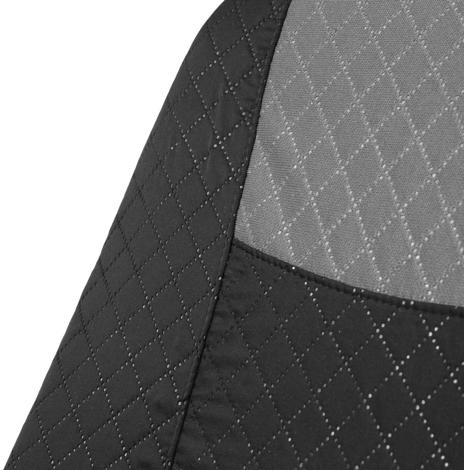 Авточехлы TORSO Premium универсальные, 9 предметов, чёрно-серый AV-3