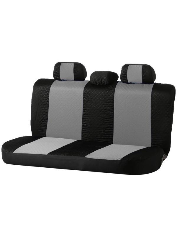 Авточехлы TORSO Premium универсальные, 9 предметов, чёрно-серый AV-3