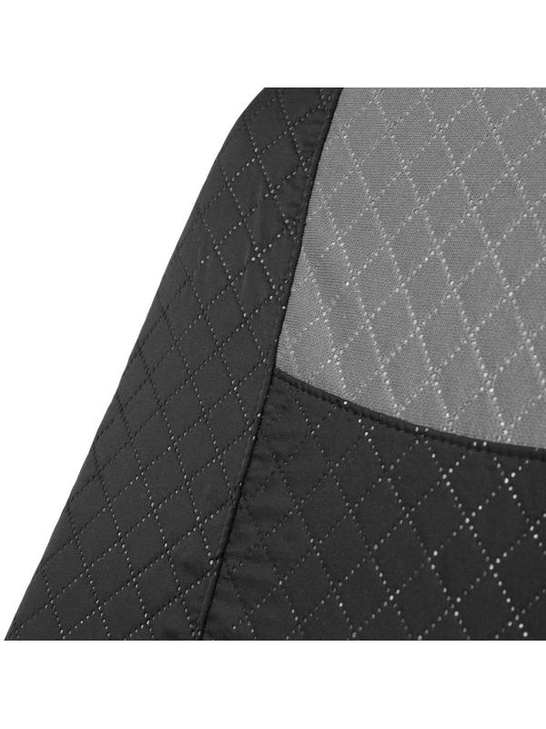 Авточехлы TORSO Premium универсальные, 9 предметов, чёрно-серый AV-3