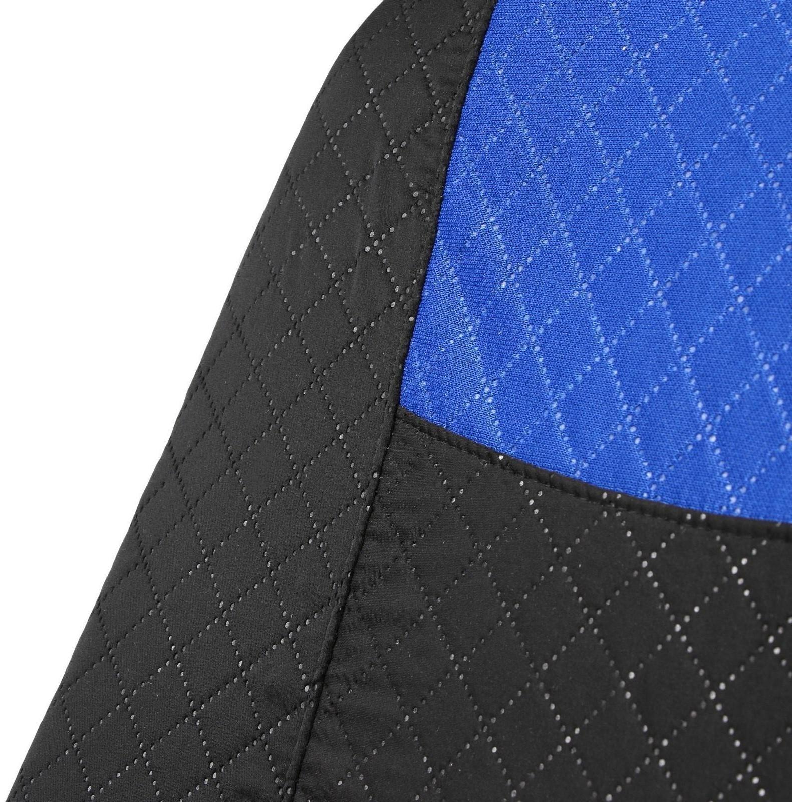 Авточехлы TORSO Premium универсальные, 9 предметов, чёрно-синий AV-4