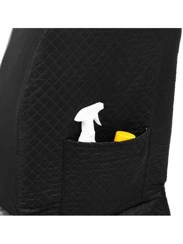 Авточехлы TORSO Premium универсальные, 9 предметов, чёрно-синий AV-4