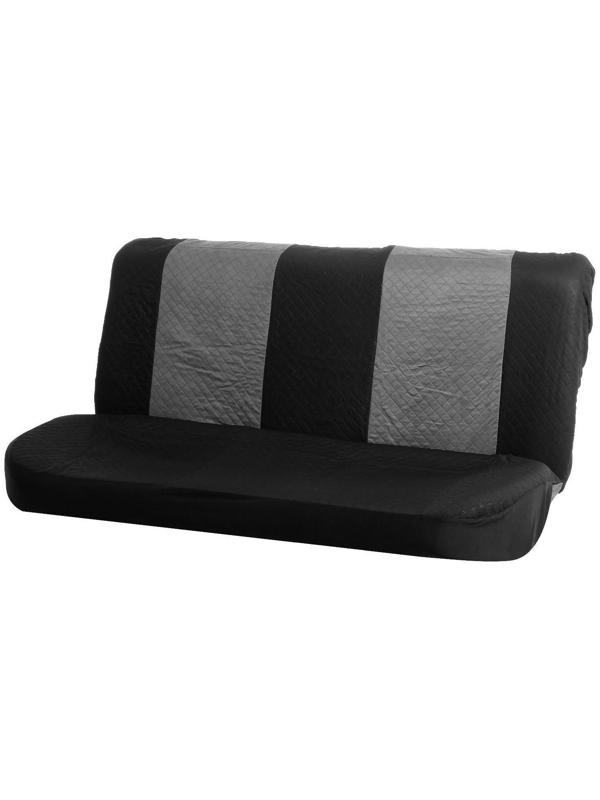 Авточехлы TORSO Premium универсальные, 6 предметов, чёрно-серый AV-10