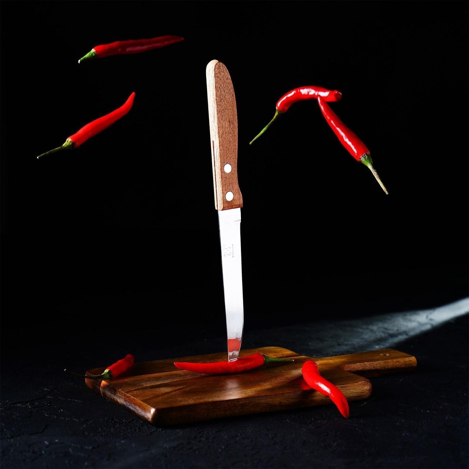 Нож кухонный «Эльбрус», гладкое лезвие 11,5 см