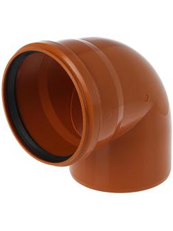 Отвод канализационный FLEXTRON, наружный, d=160, 90°