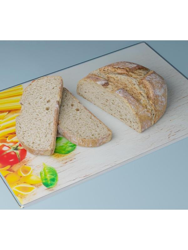 Доска разделочная стеклянная Доляна «Прованс», 30×20 см