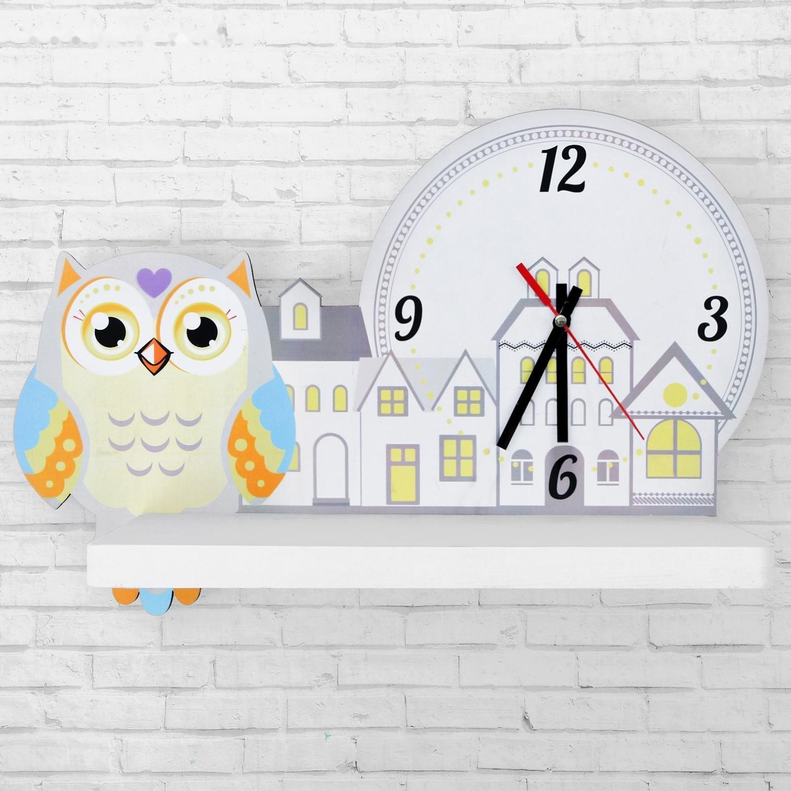 Полка с часами 