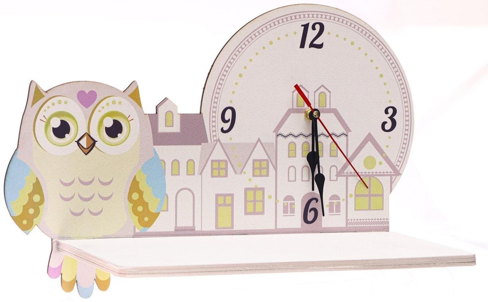 Полка с часами 